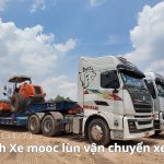 Ảnh xe mooc lùn vận chuyển xe lu