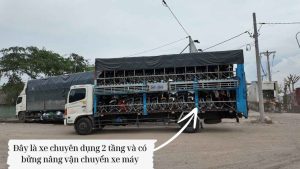 Xe chuyên dụng vận chuyển xe máy