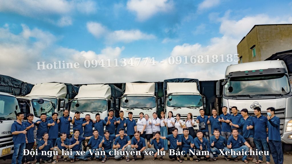 Đội ngũ lái xe vận chuyển xe lu Bắc Nam