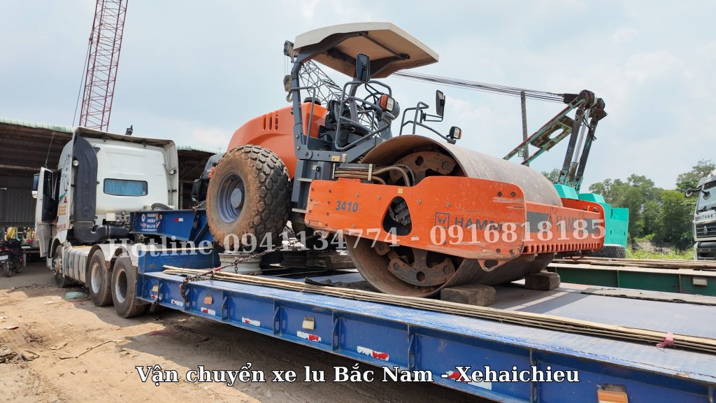 Vận chuyển xe lu Bắc Nam